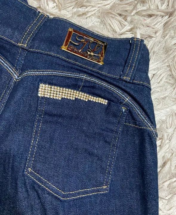 Calça Jeans Azul Feminina - Foto 5