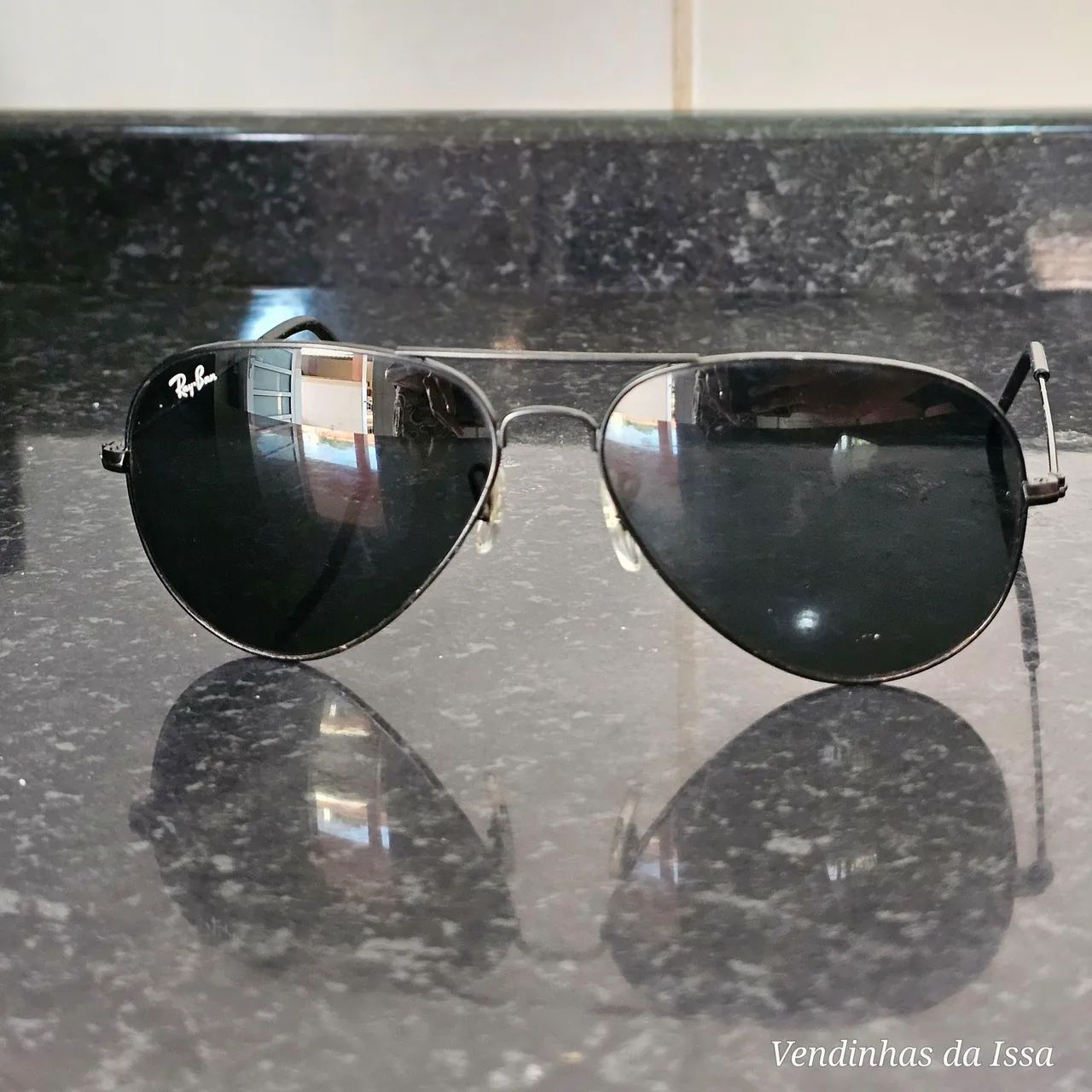 Óculos De Sol Ray Ban Aviator Large Metal   - Foto 2