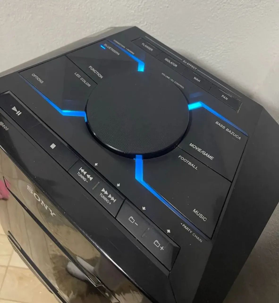 Caixa de som Sony com Cd player, USB, Bluetooth ( Apresenta erro Protect 03) - Foto 4