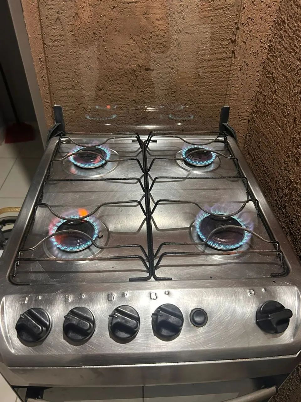 Fogão atlas inox acendimento automático entrego 