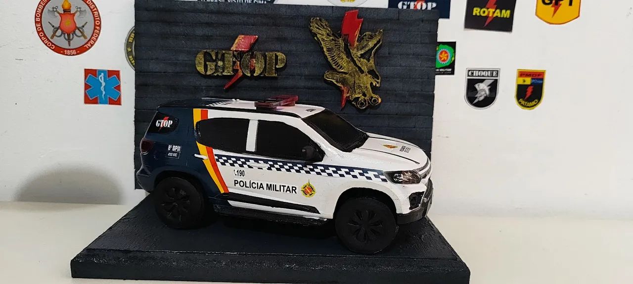 Miniatura Trailblazer da Polícia  - Foto 2
