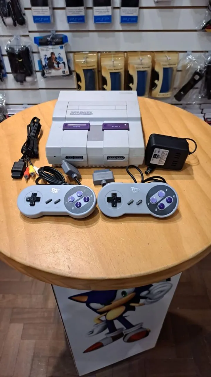 Super Nintendo (SNES) Completo - Clássico!