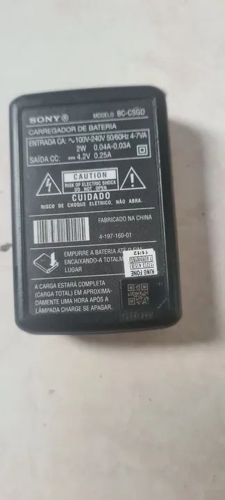 Carregador de Bateria Sony BC-CSGD para Câmera - Foto 2