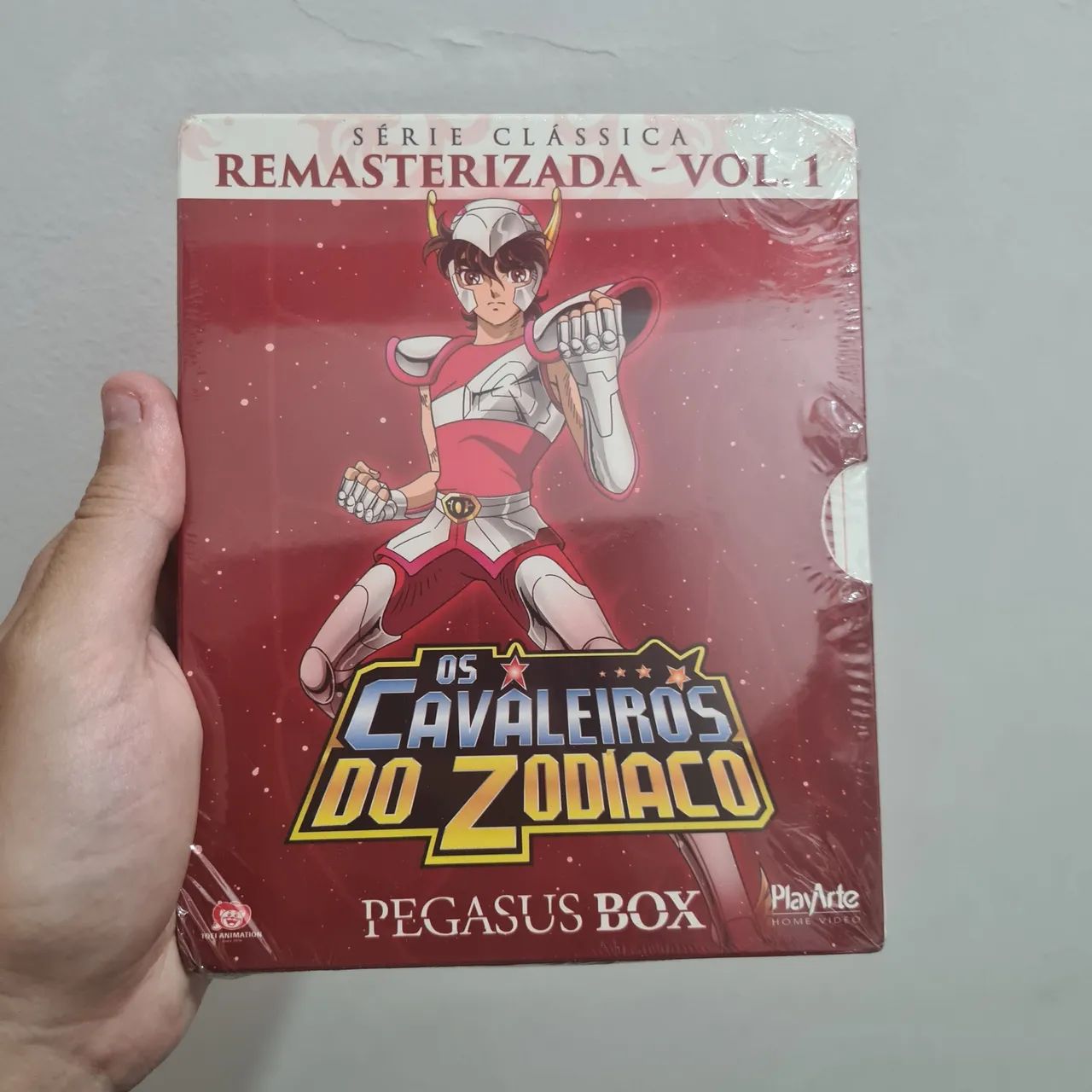 Blu-ray lacrado cavaleiros do zodiaco 1 pegasus