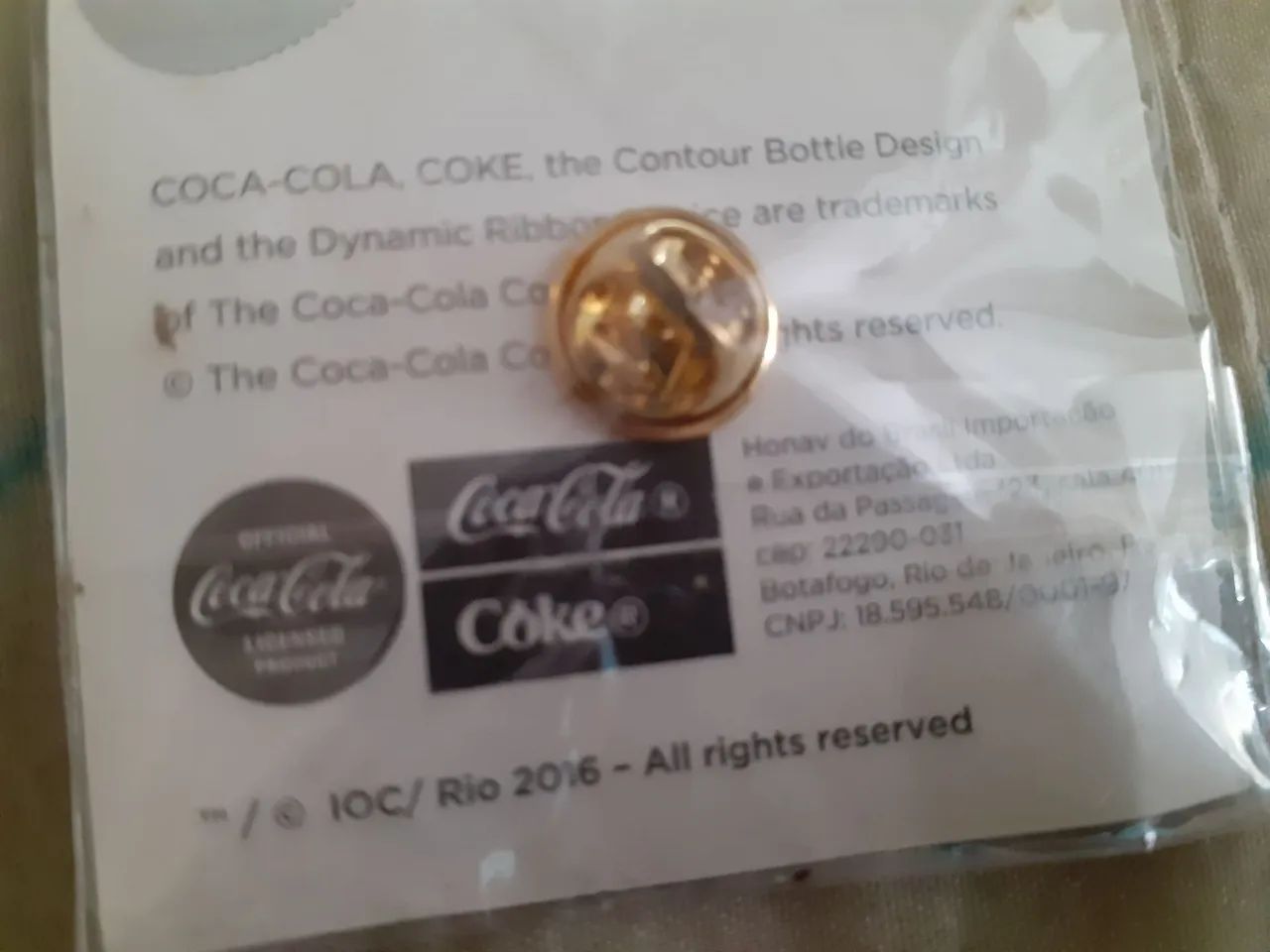 PIN OLIMPÍADAS RIO 2016 COCA COLA NOVO  - Foto 2