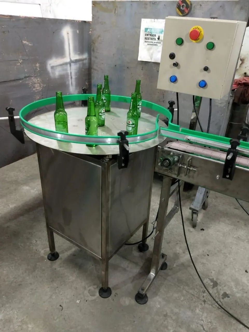 Mesa rotativa para indústria