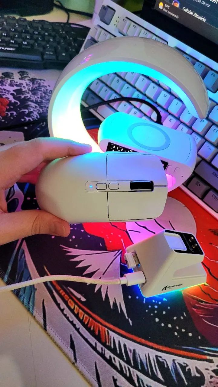 Mouse Gamer Attack Shark - X6 SEM FIO!! - Foto 2