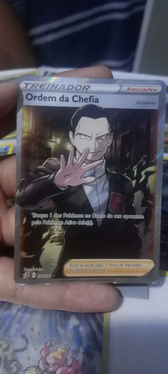 Cartas Pokemon Magmortar e Giovanni - Foto 4