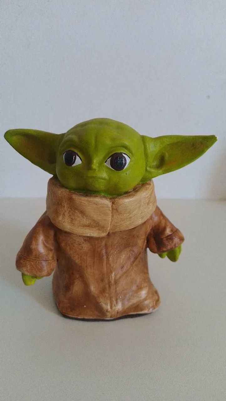 Baby Yoda de Gesso - Foto 3