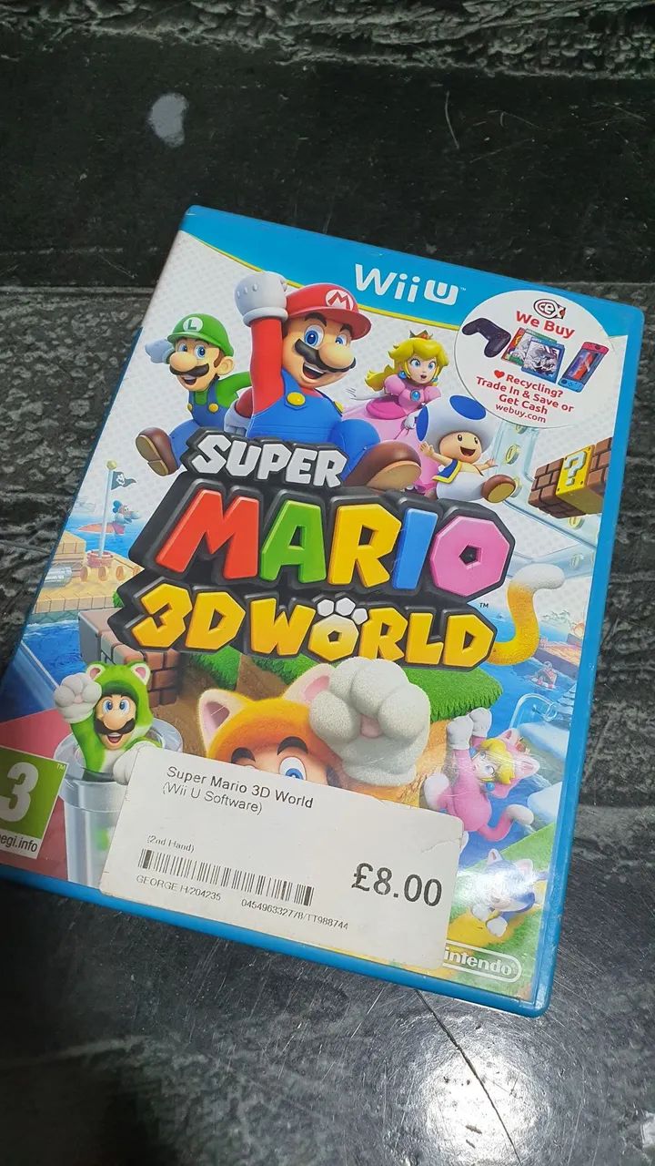 Jogo Super Mario 3D World (Wii U)