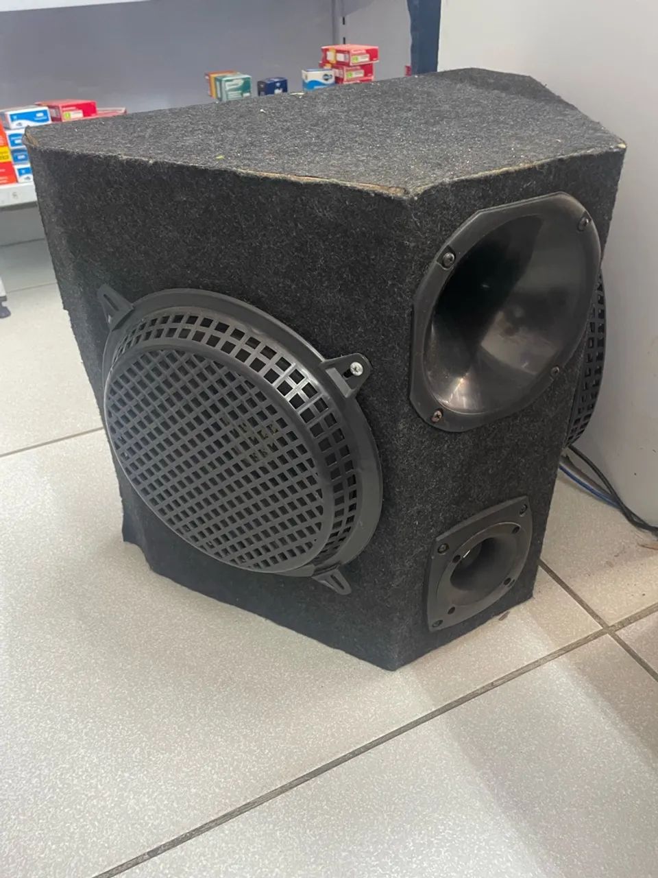 Caixa de Som para propaganda 