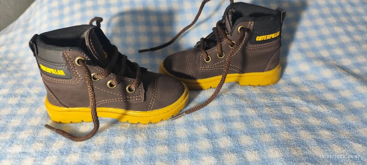 Bota Caterpillar Infantil Conforto e Estilo mais sapatinho