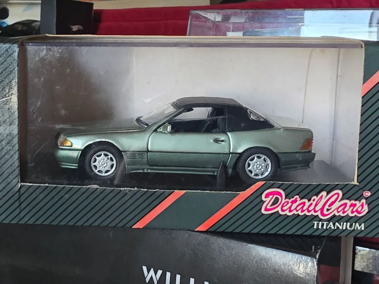 Miniatura 1:43 mercedes 320 soft top rara nova abre