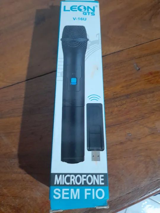 Microfone Sem Fio Leon GTS V-16U