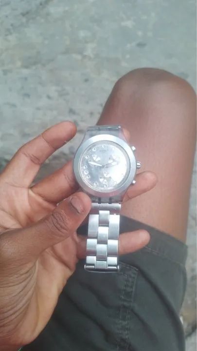 Swatch Feminino Prata 