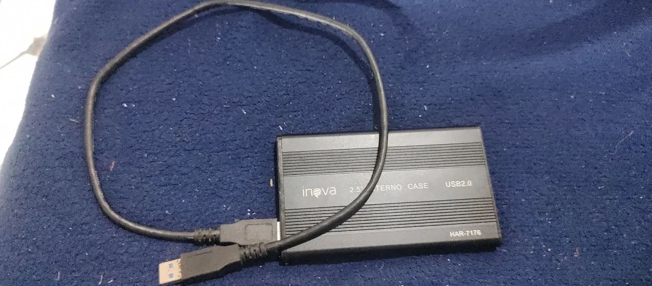 Case HD externo 500gb jogo PS2 