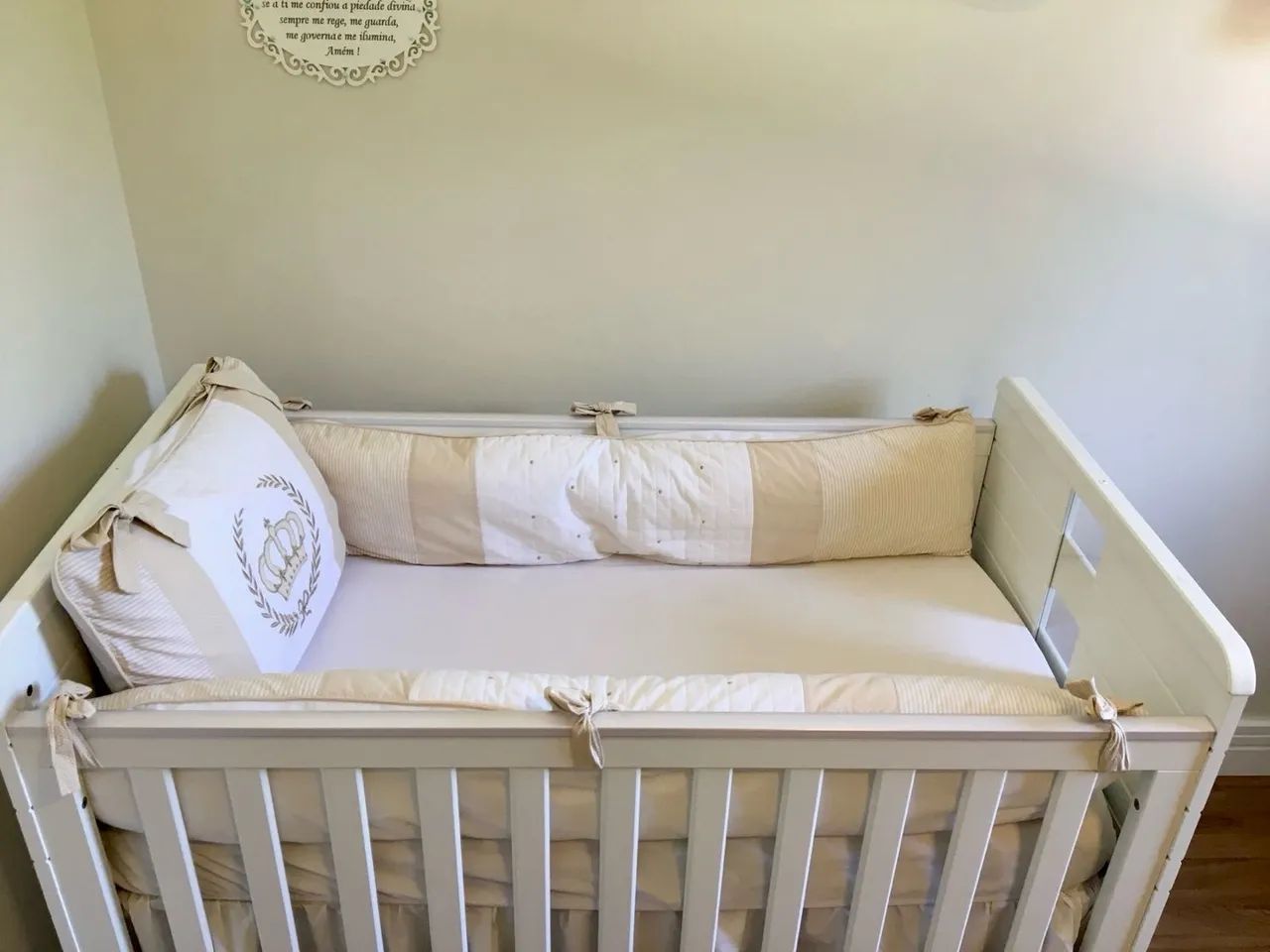 Berço / Caminha de bebê branco impecável - Foto 2