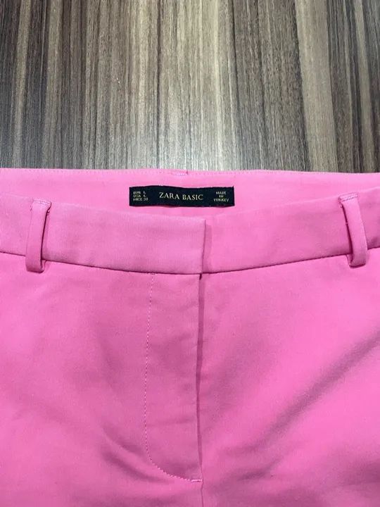 Short rosa tam M Zara Basic - Foto 2