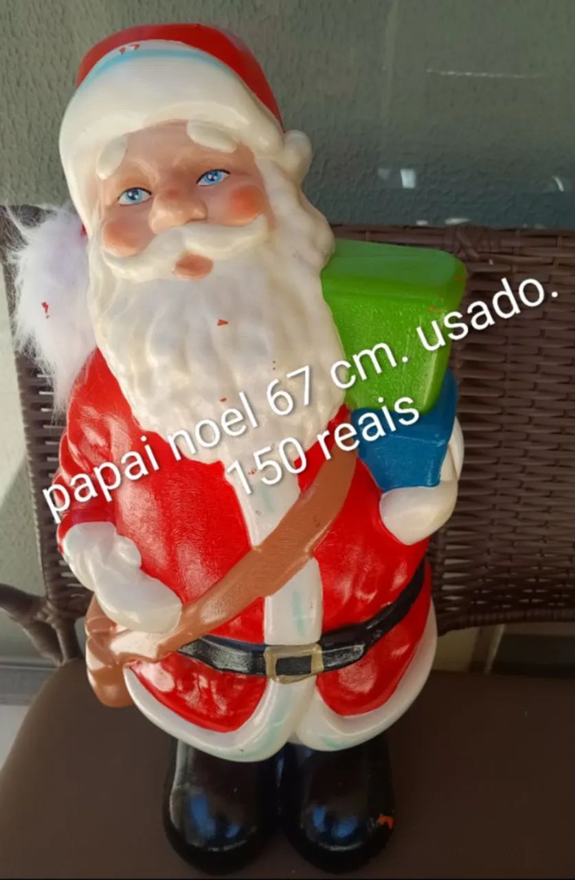 Papai noel plastico
