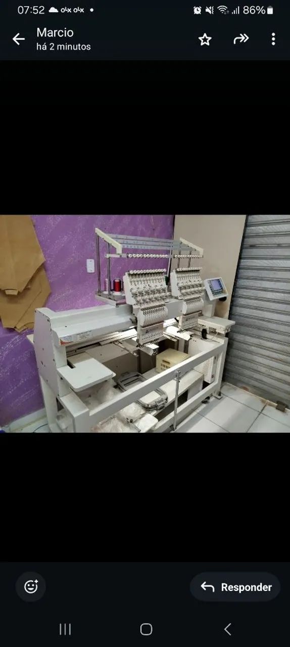 Maquina de bordar com 2 cabeça, marca LAMAX - Foto 4