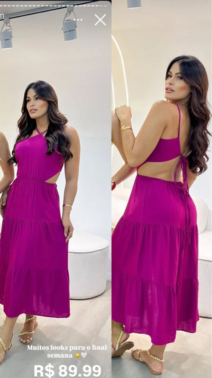 Vestido rosa
