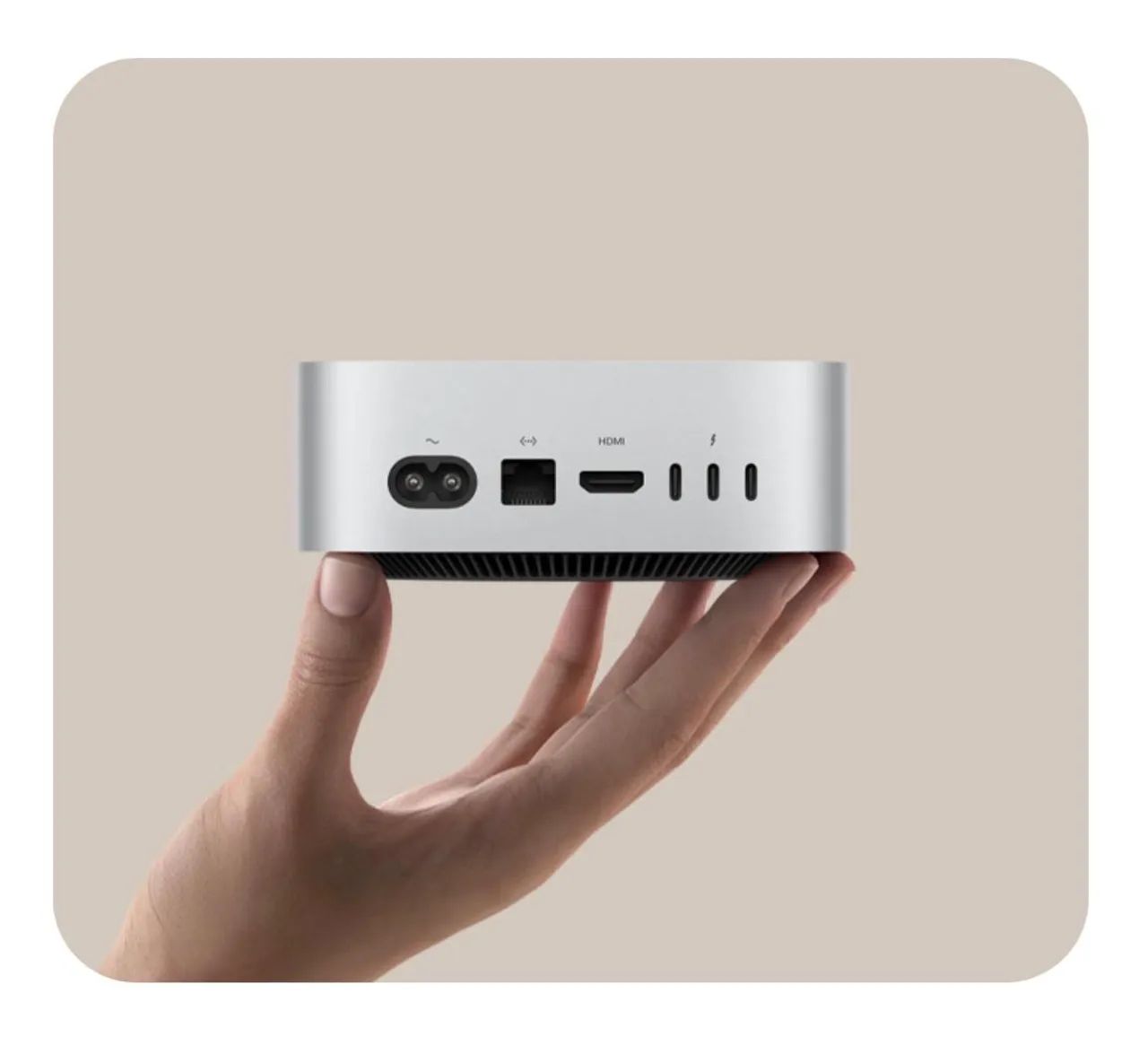 Apple Mac Mini M4 256Gb SSD 16Gb RAM - PRATA - Computadores e