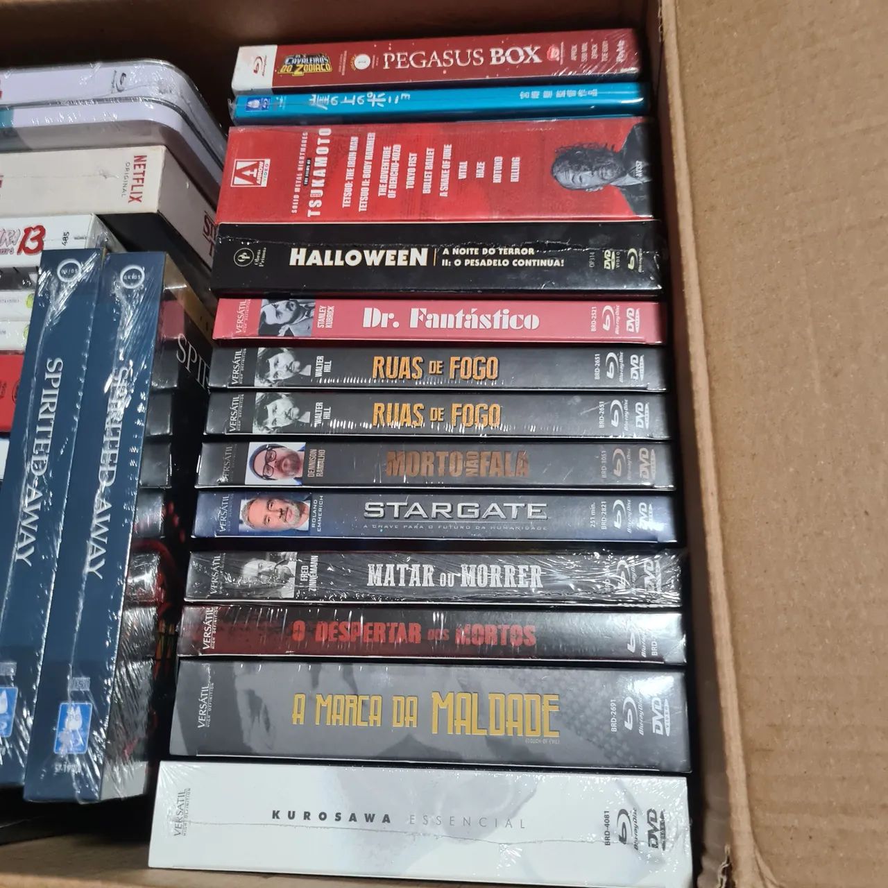 Coleção blu-ray lacrado versátil home video - obras prima do cinema 4k e dvd - Foto 2