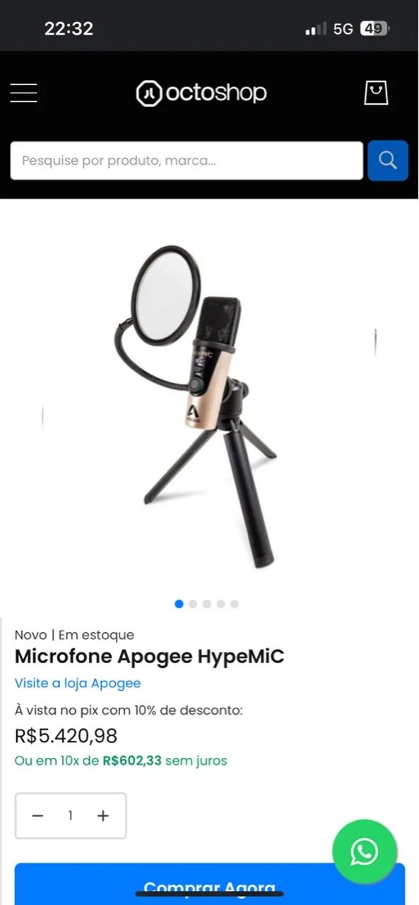 Microfone HypeMic Apogee