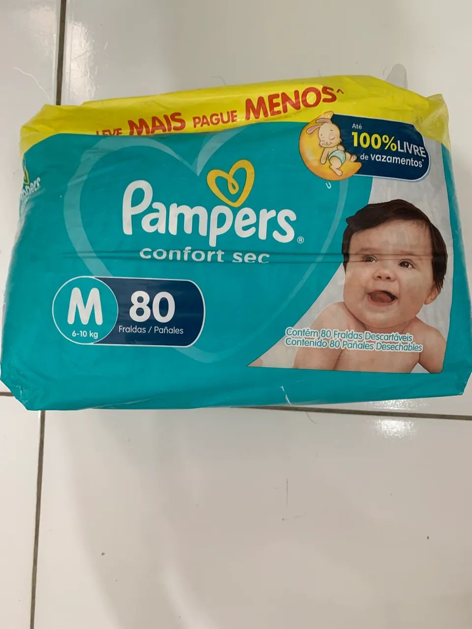 Fralda Pampers Confortsec