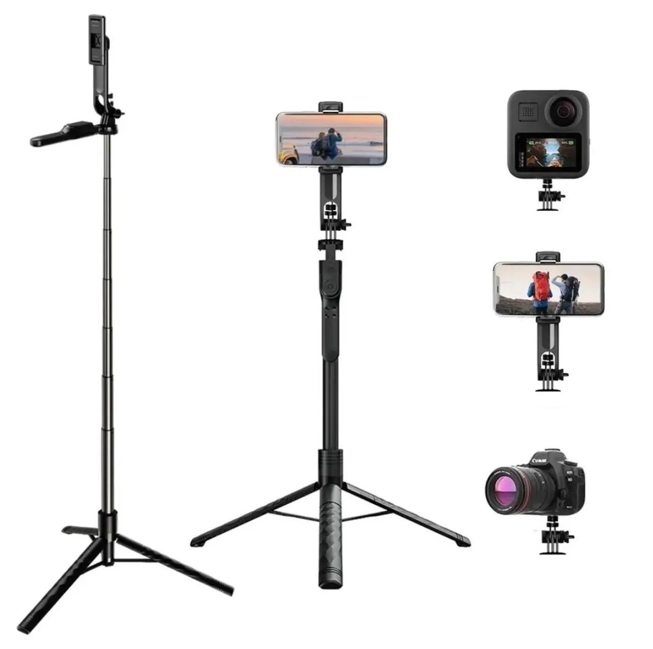 Selfie stick / Estabilizador de fotos / Bastão de selfie - Foto 6