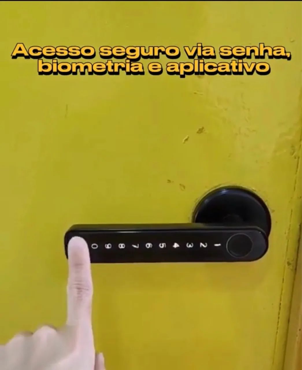 Fechadura Eletrônica com Biometria - Segurança Incomparável