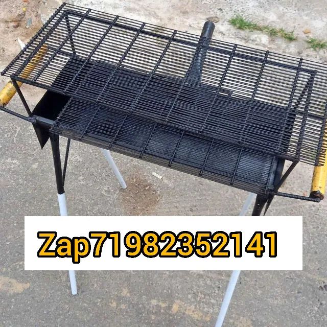 churrasqueira Espetinho Chapa Galvonizada 