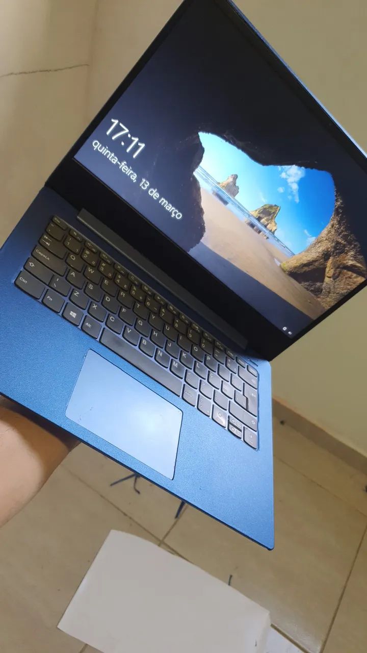 Notebook Lenovo - 14 polegadas - Azul