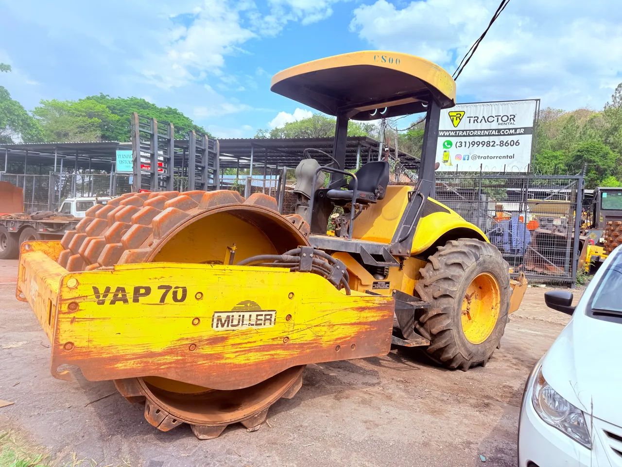 VAP70 Rolo Compactador Muller Kit Pata