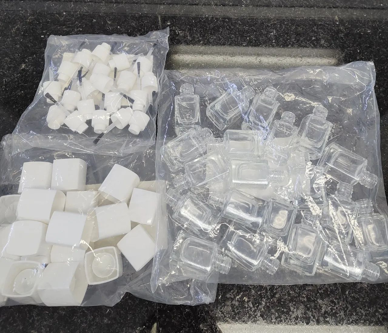 Vidros de Esmalte  - 20 Peças - Novo