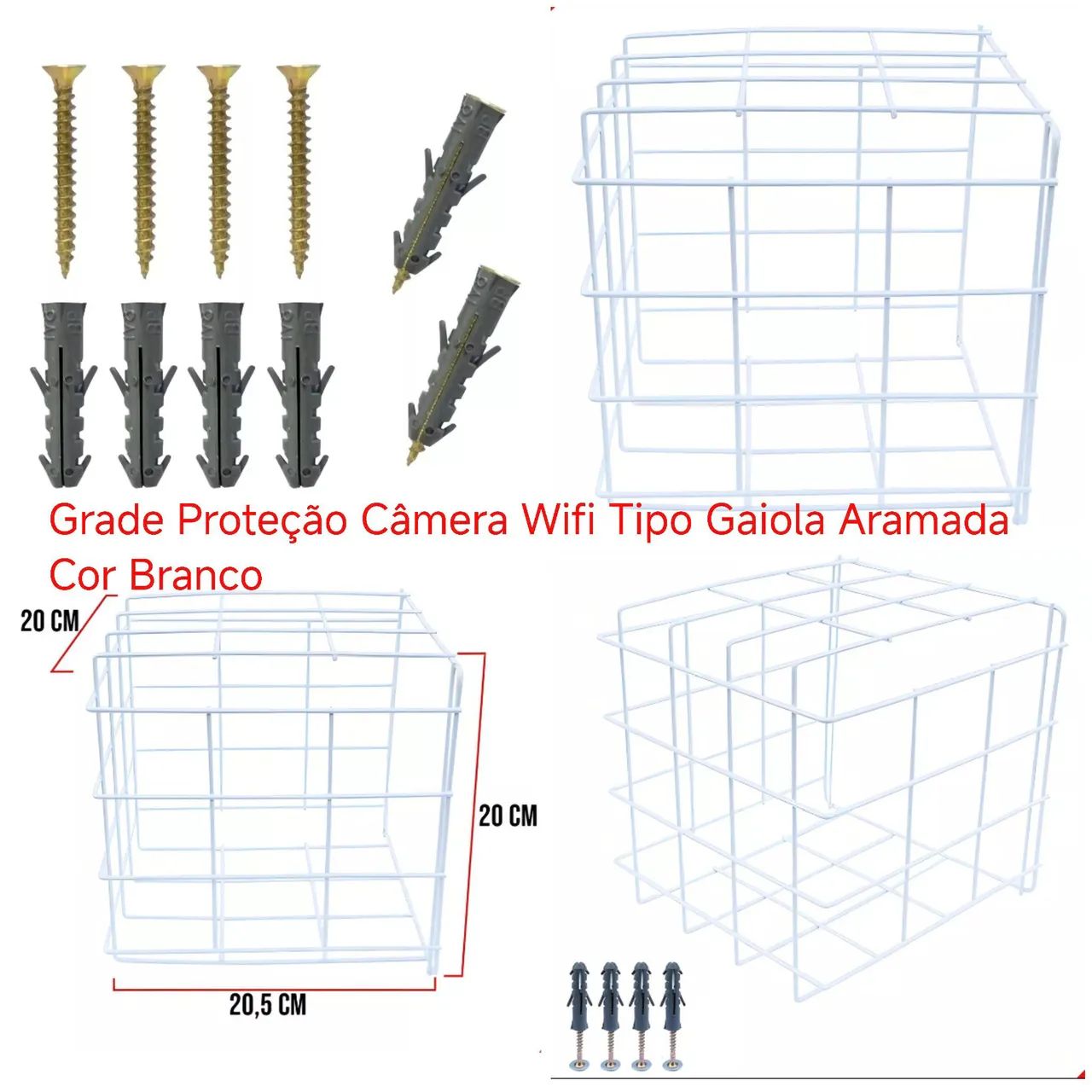 Grade de Protecao para Câm Externa 