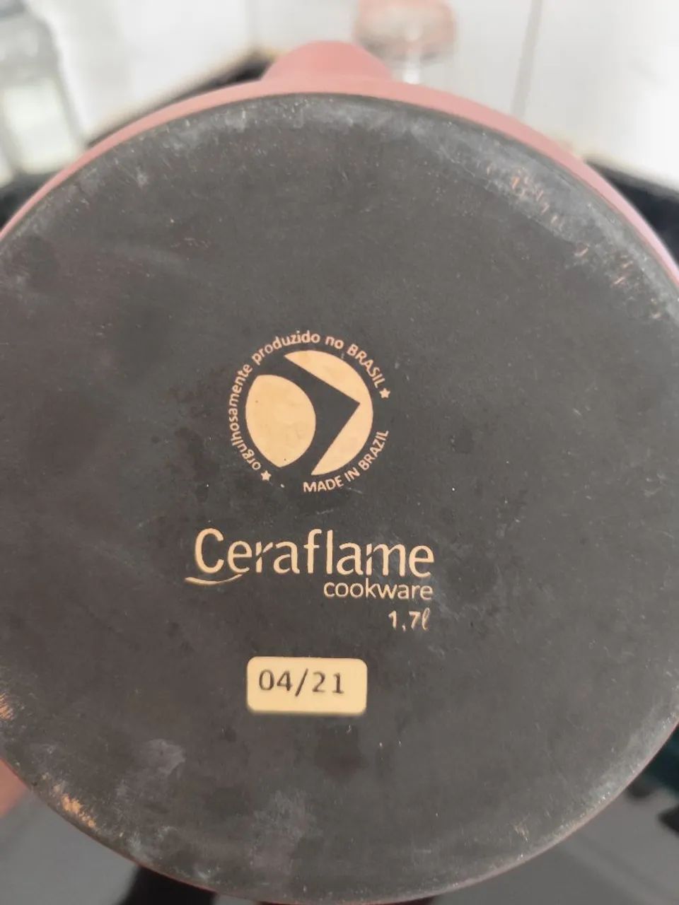 Chaleira de cerâmica ceraflame - rose gold 1.7 litros 100% cerâmica linda! - Foto 6