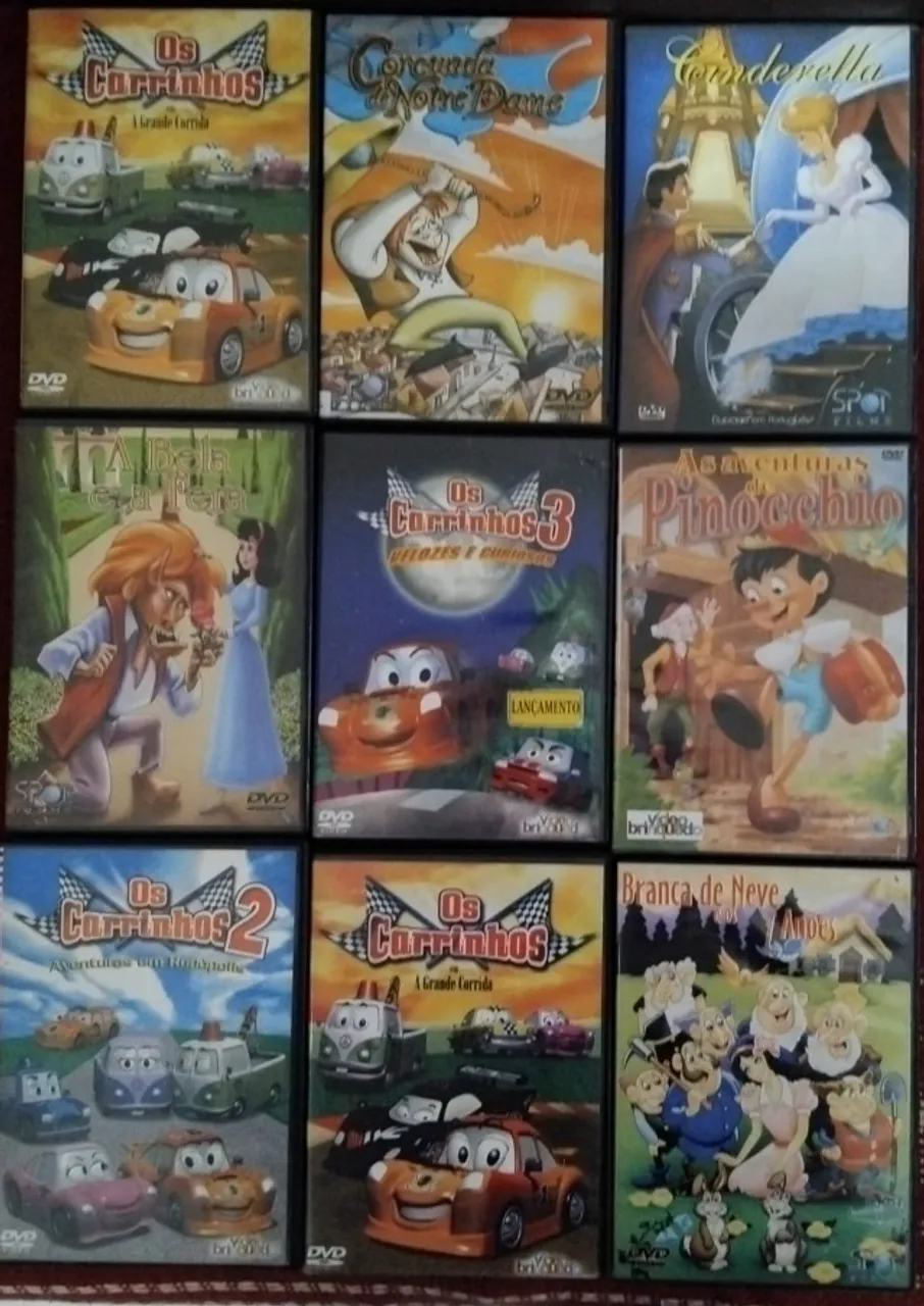 DVD - Filmes infantil Desenho animado diversos títulos
