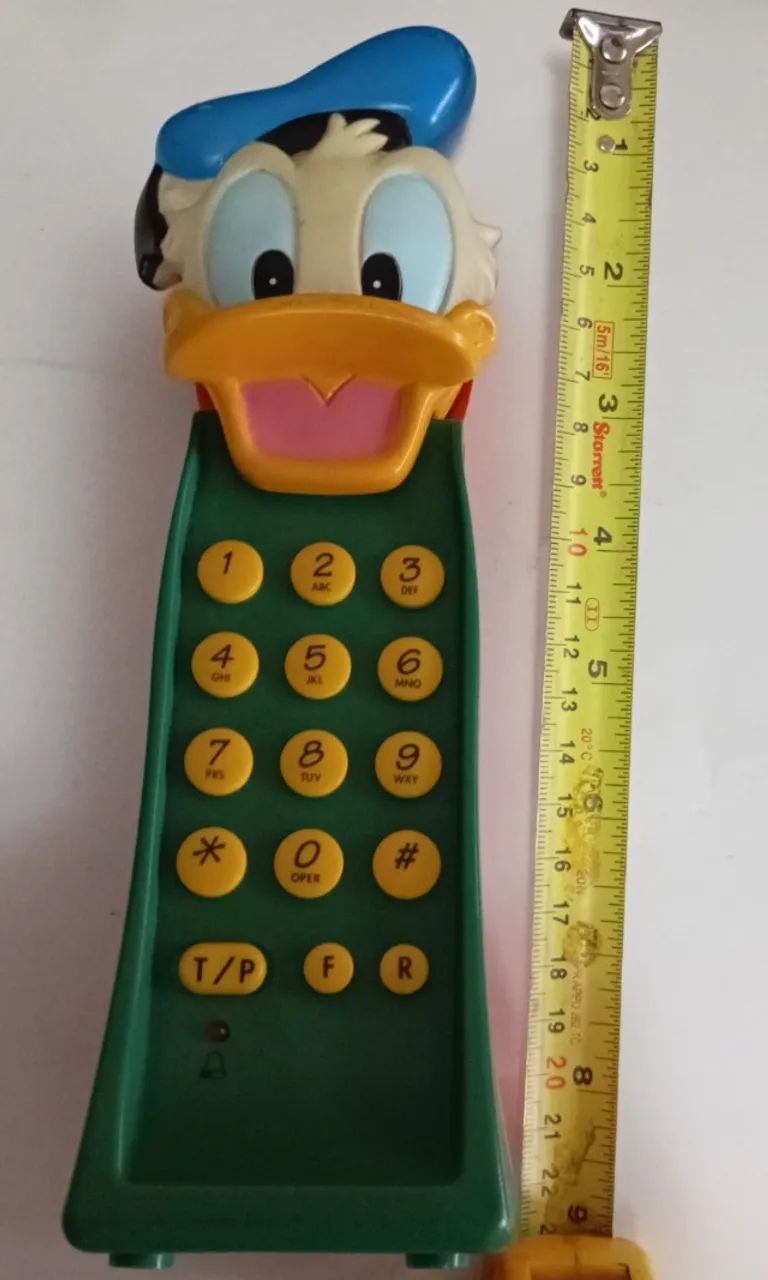 ( Leia )Telefone Antigo Pato Donald