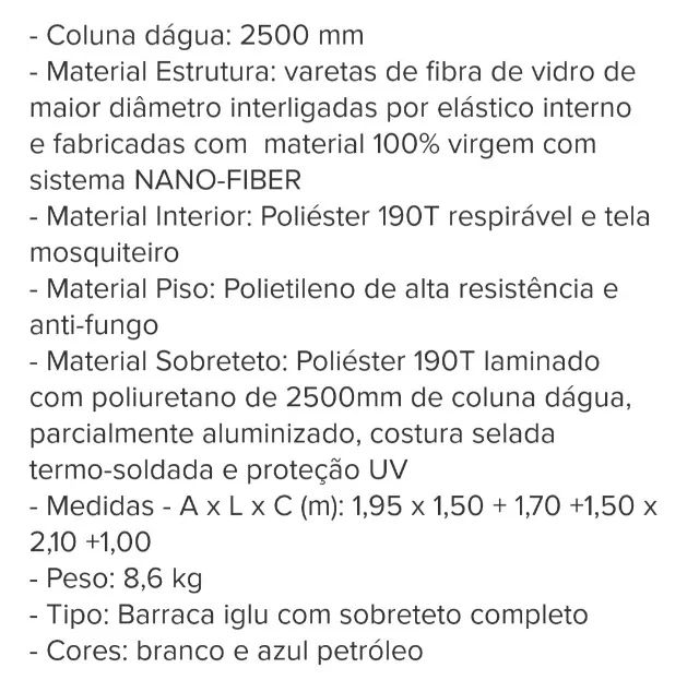 Barraca Ntk gran turismo Explorer 4/6 - Não aceito oferta  - Foto 4