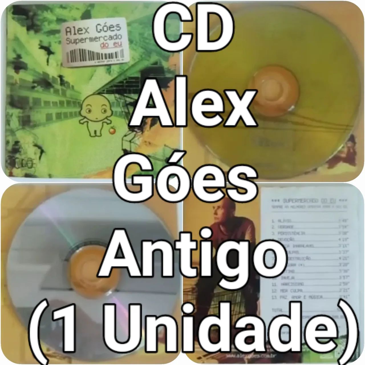 CD Musical Alex Góes Antigo 