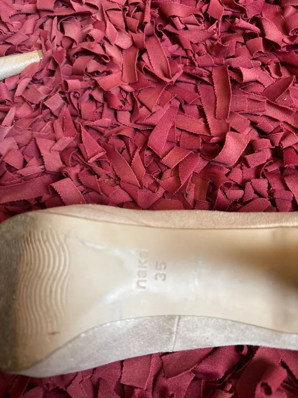 Sandália peep toe rosê - Foto 4