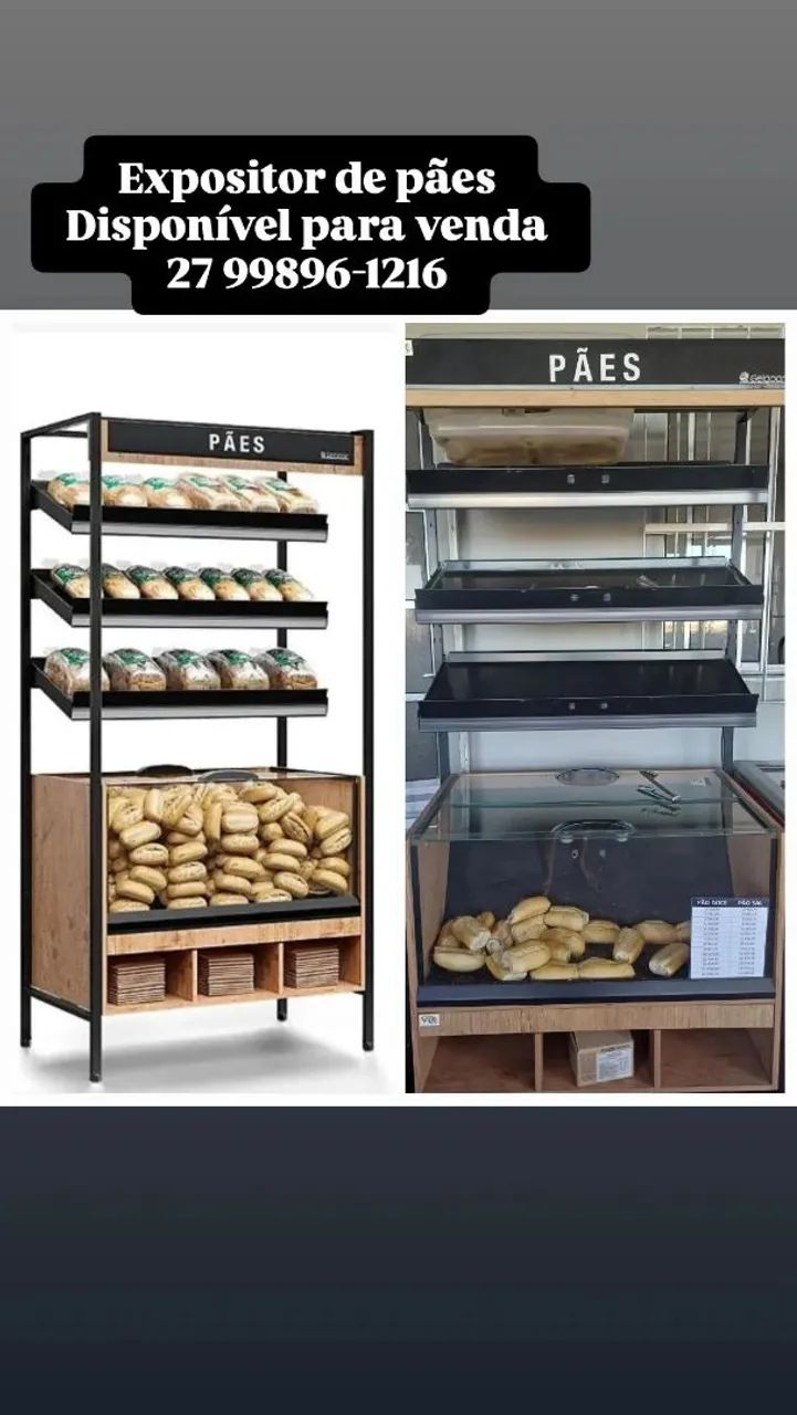 Expositor de pães 