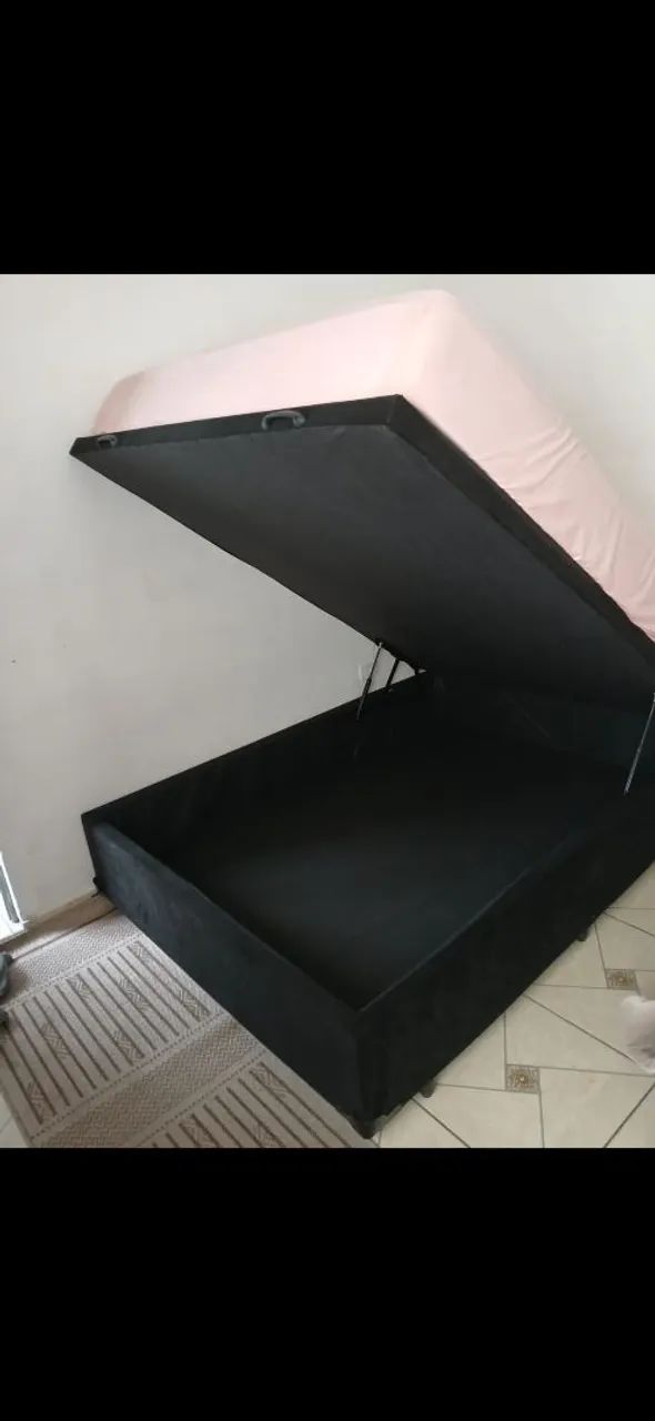 Cama casal bau