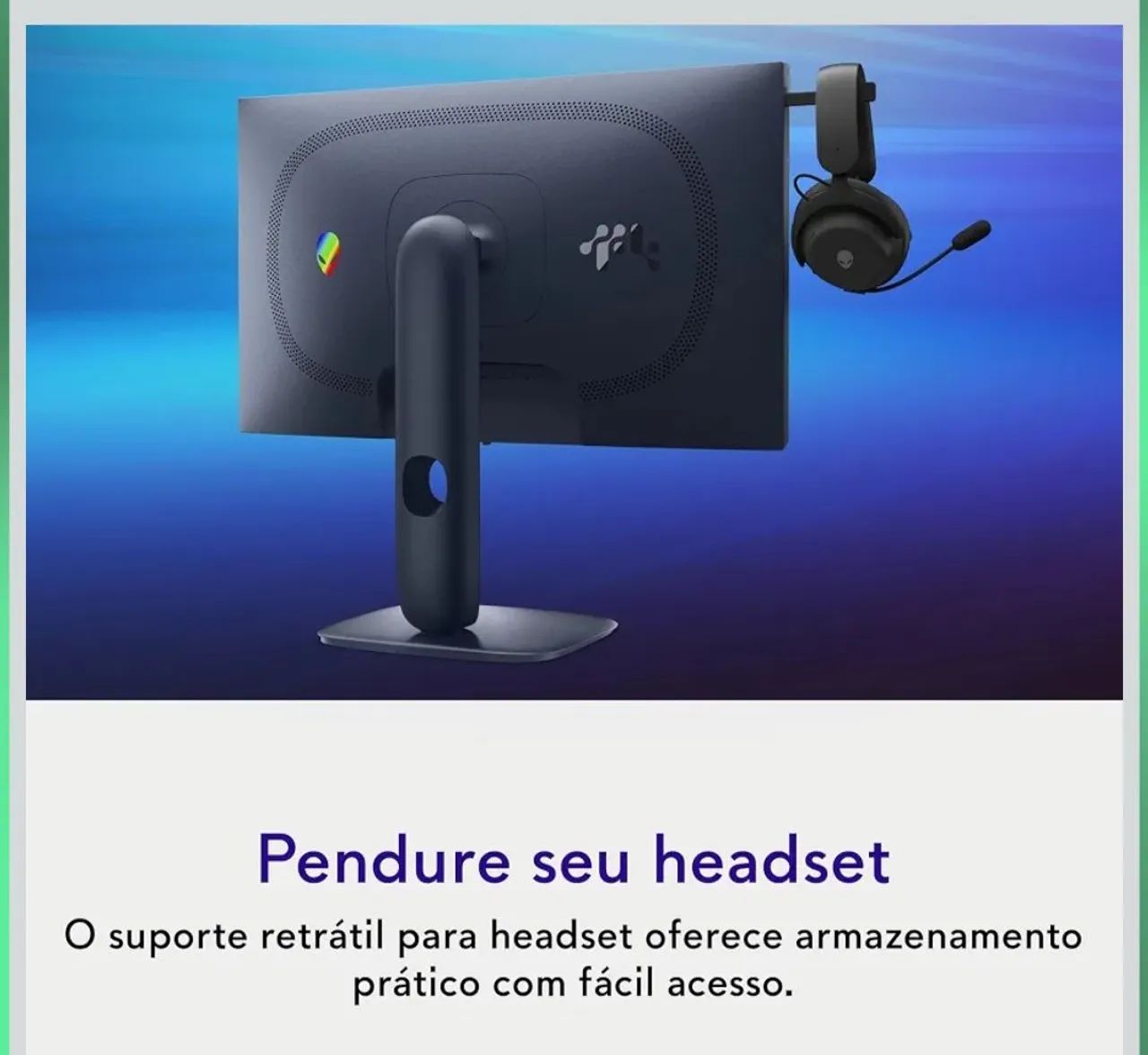 Monitor Alienware 24.5" 320hz Na Garantia Dell Impecável  - Foto 5