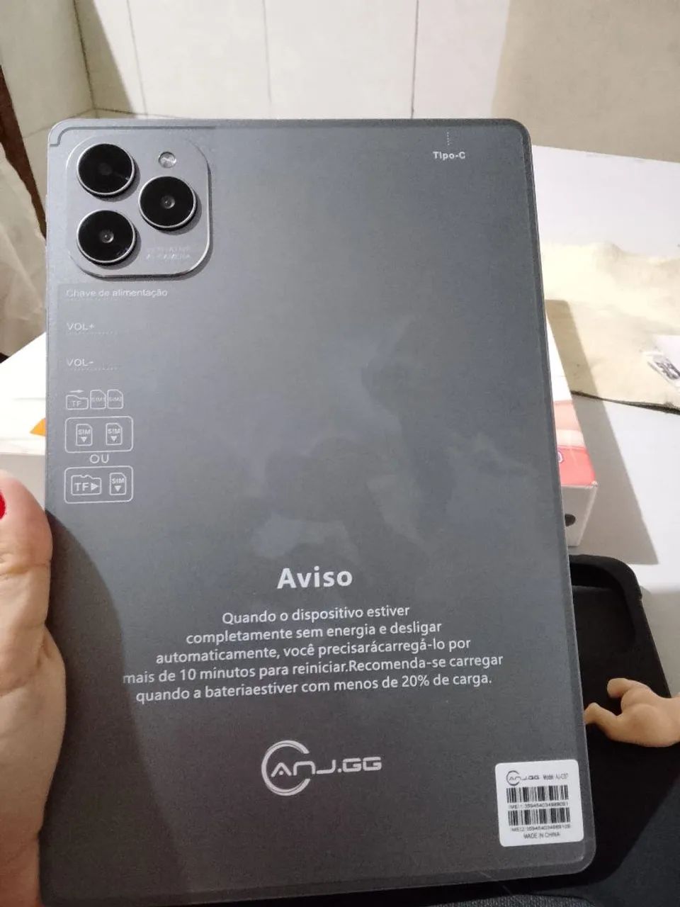 Tablet pc novo 