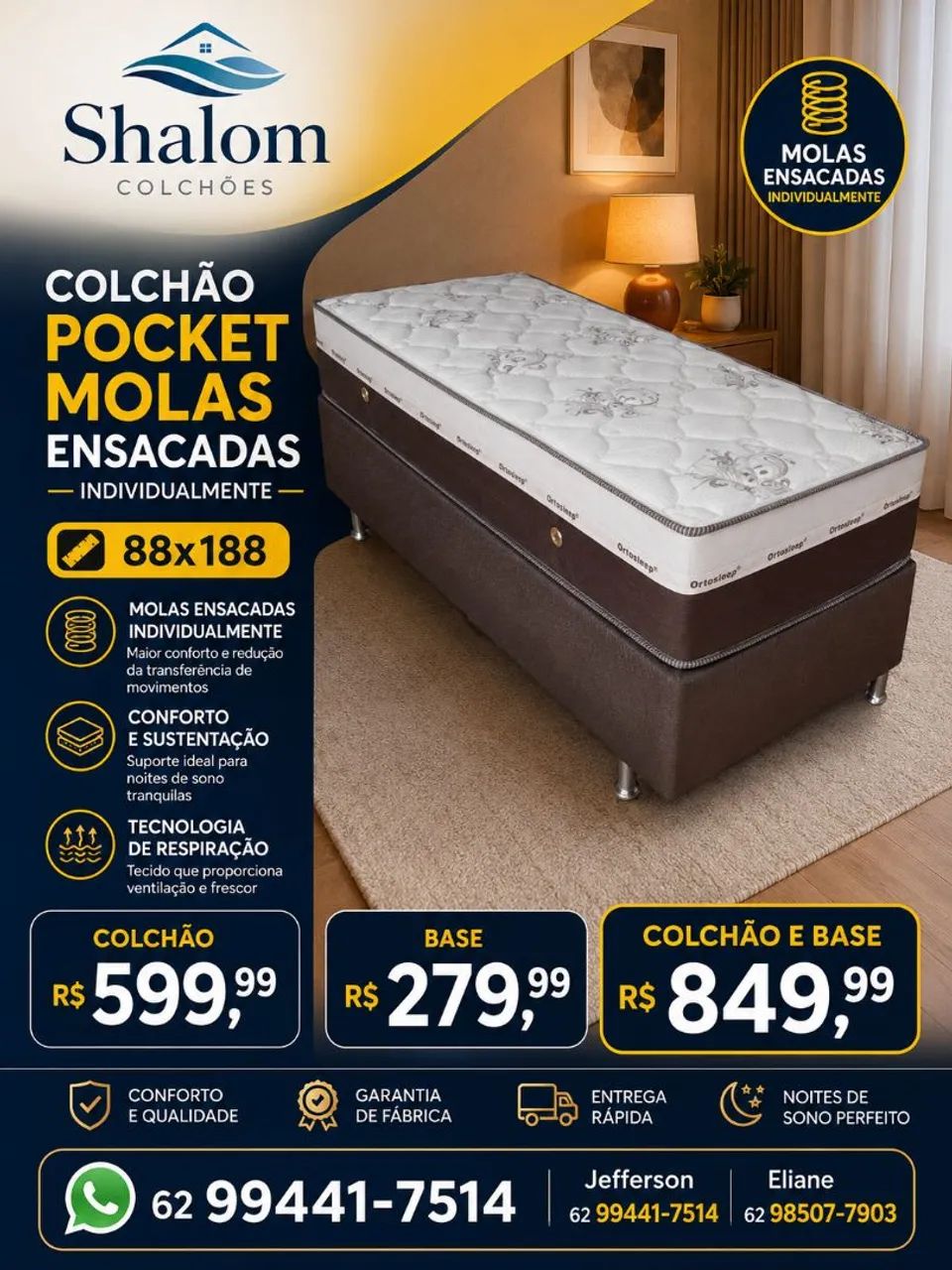 Cama box solteiro 