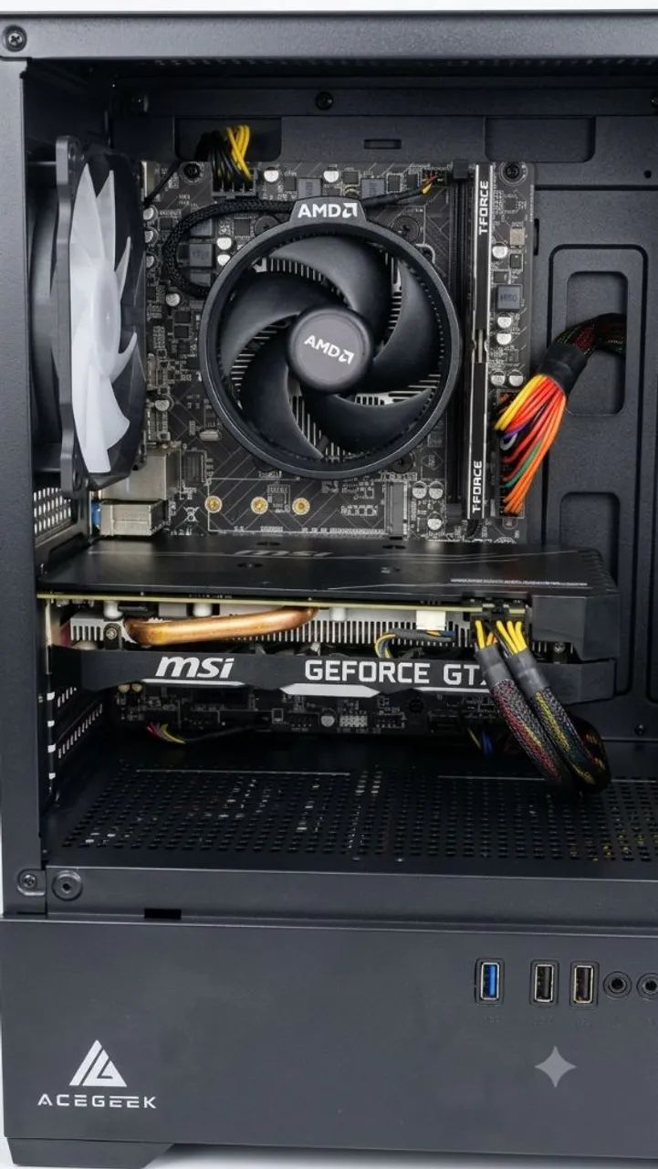 Pc gamer Ryzen 5 com GTX 1660super 16gb de ram - Foto 3