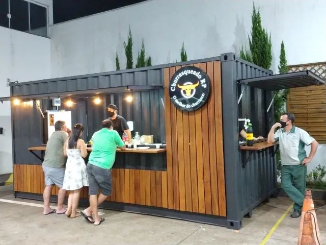 Container lanchonete 6 metros 20 pés HC