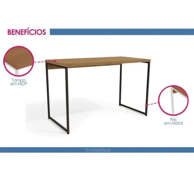 Computer Desk - Freijo/Black 479105685589872641